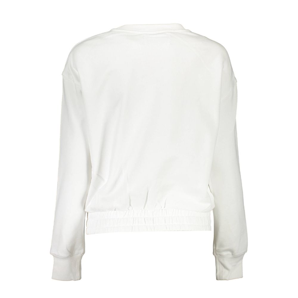 Calvin Klein White Cotton Women Sweatshirt | Regal Royce