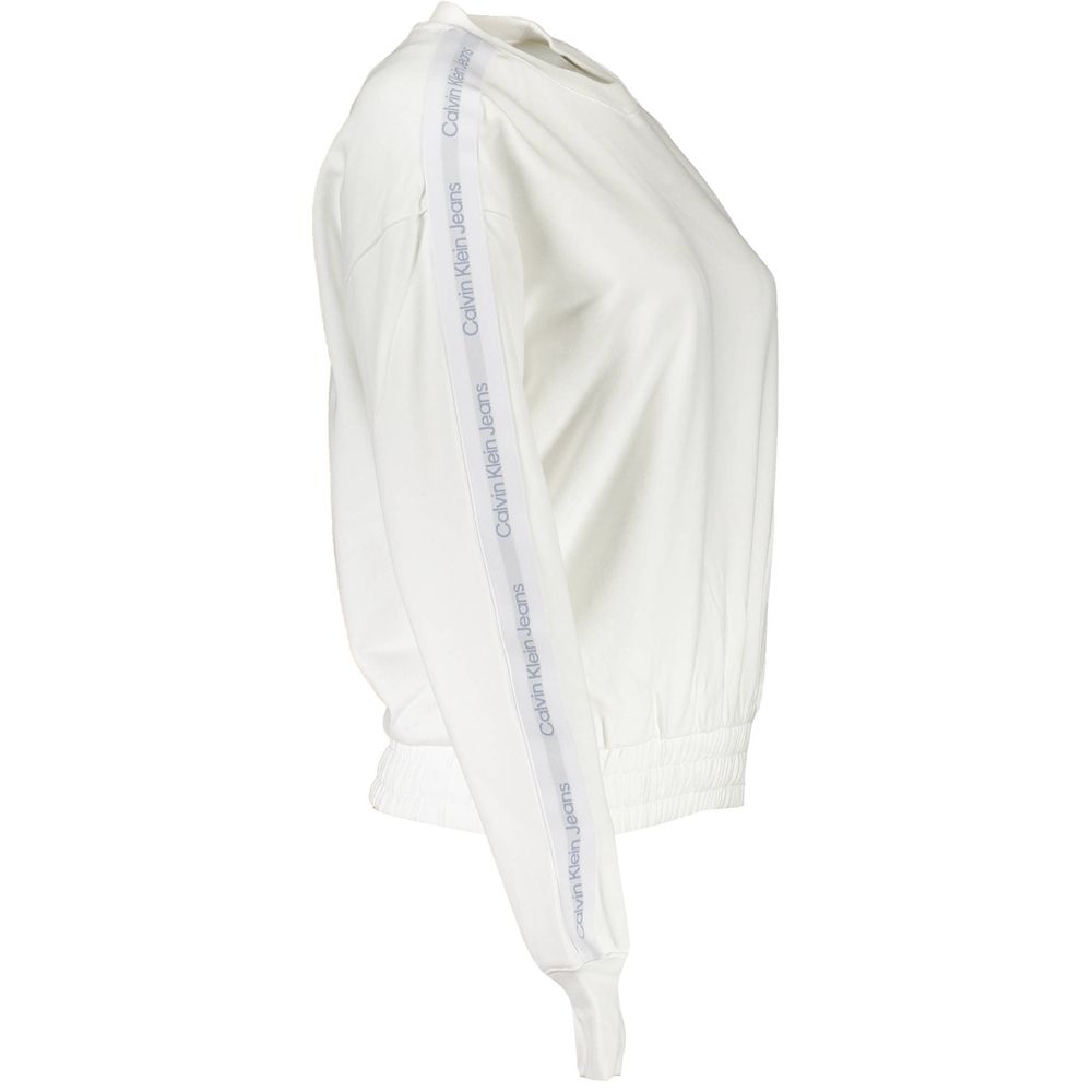 Calvin Klein White Cotton Women Sweatshirt | Regal Royce
