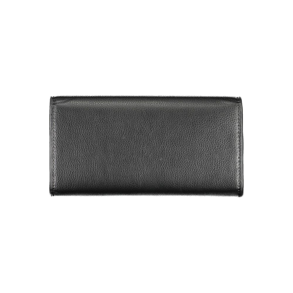 Tommy Hilfiger Black Polyurethane Women Wallet | Regal Royce