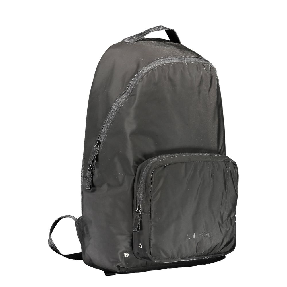 Calvin Klein Black Recycled Polyester Men Backpack | Regal Royce