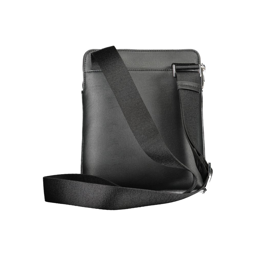Calvin Klein Black Polyurethane Men Shoulder Bag | Regal Royce