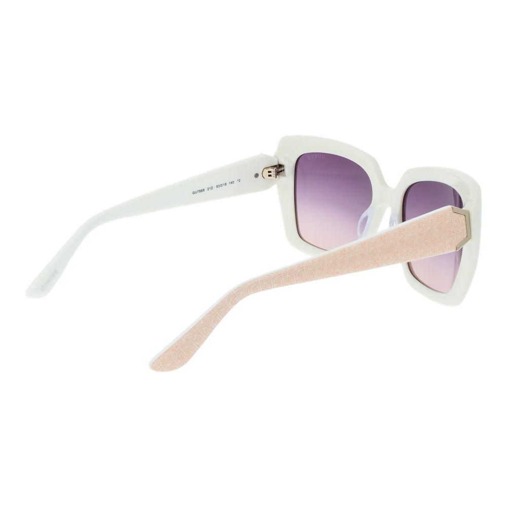 Guess White Acetate Sunglasses | Regal Royce