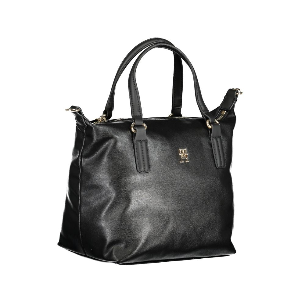 Tommy Hilfiger Nero Poliestere Woman Handbag | Regal Royce