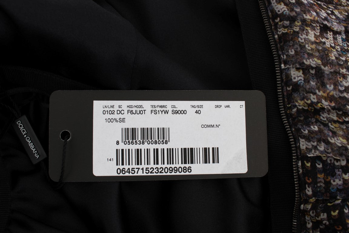 Dolce & Gabbana Dark Silk Shift Gown Full Length Dress | Regal Royce