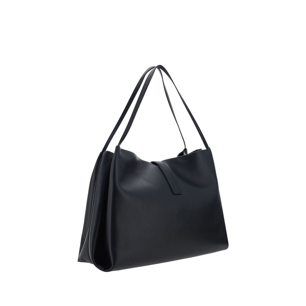 Ferragamo Black Calf Leather Bos Taurus Handbag | Regal Royce