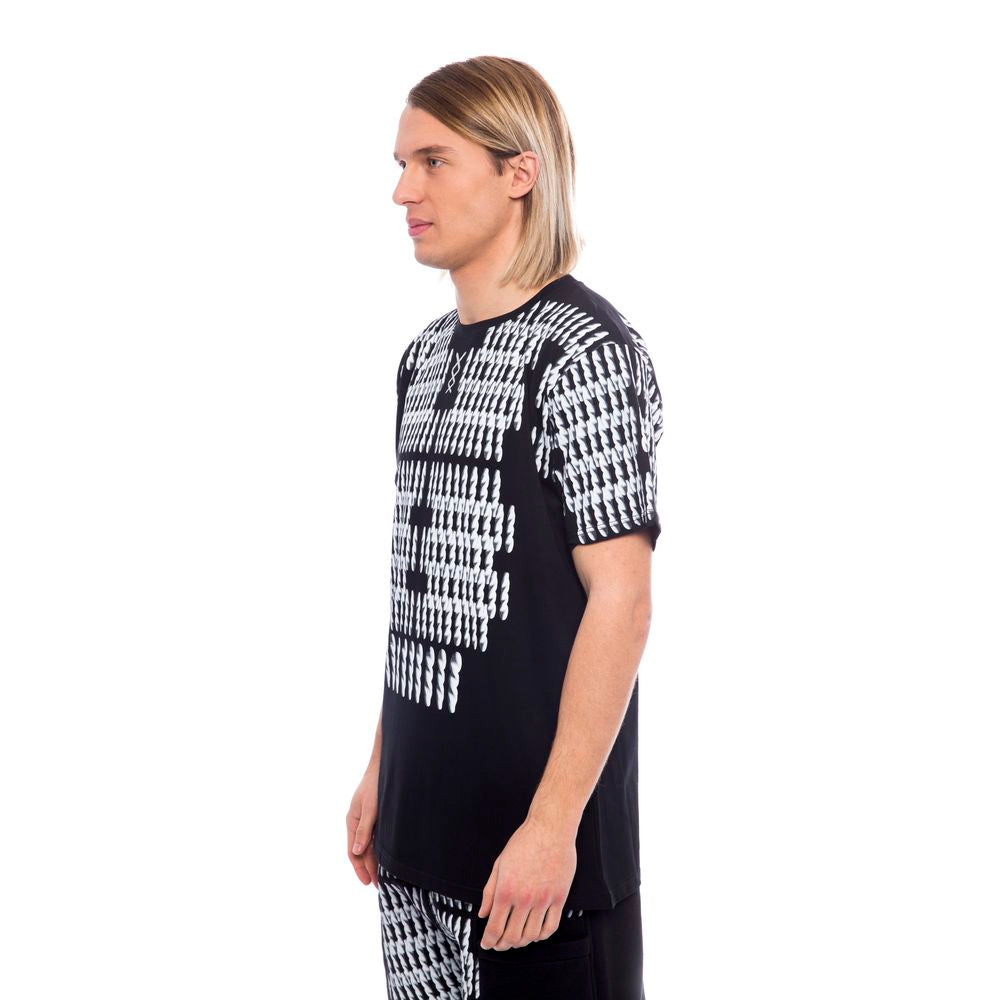 Nicolo Tonetto Black Cotton Men T-Shirt | Regal Royce