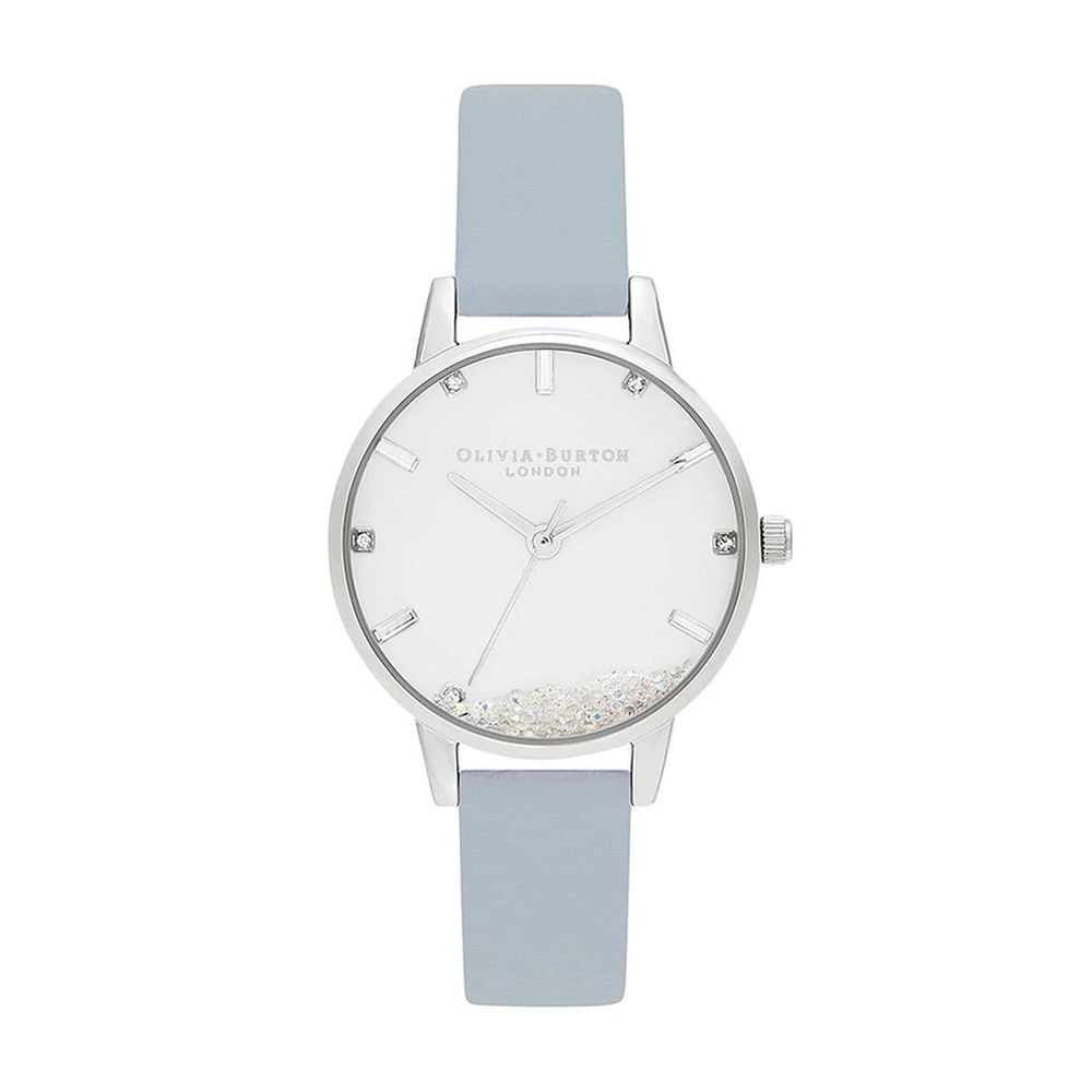 Olivia Burton Blue Artificial Leather Dress Watch | Regal Royce