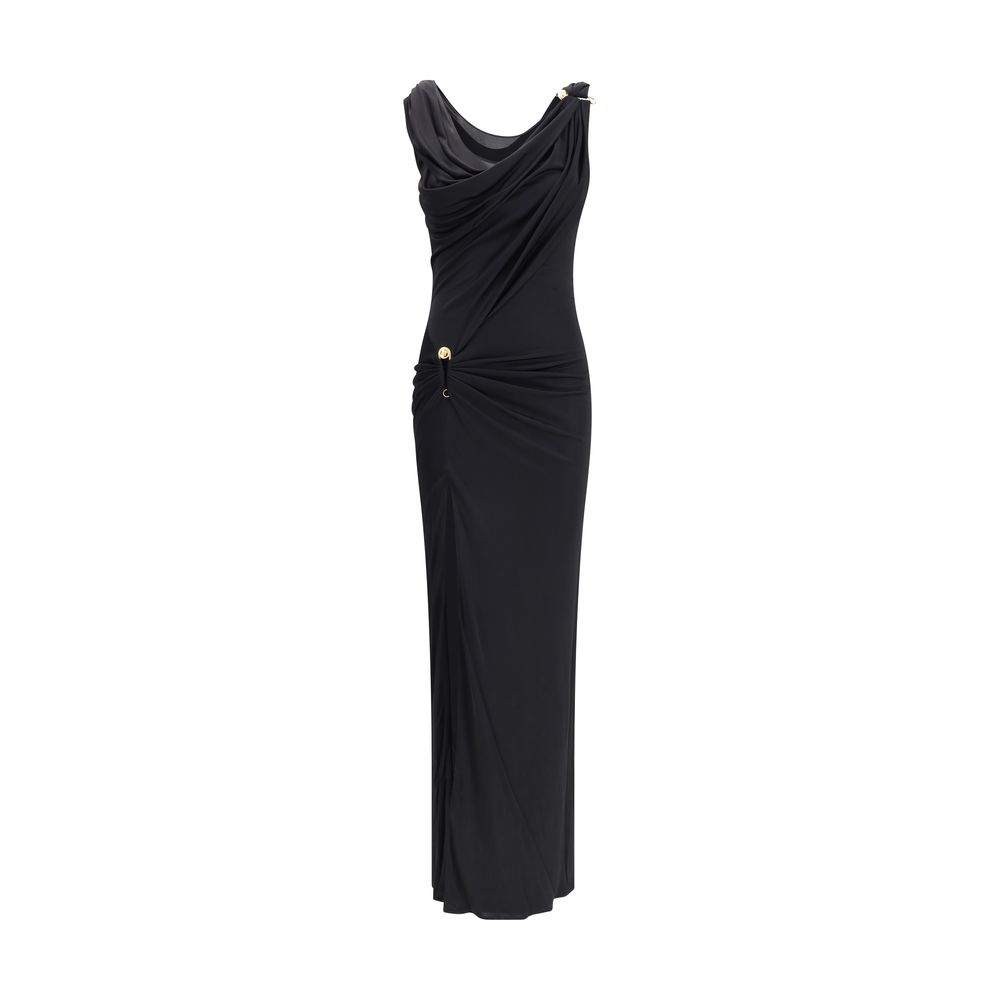Versace Black Viscose Casual Dress | Regal Royce