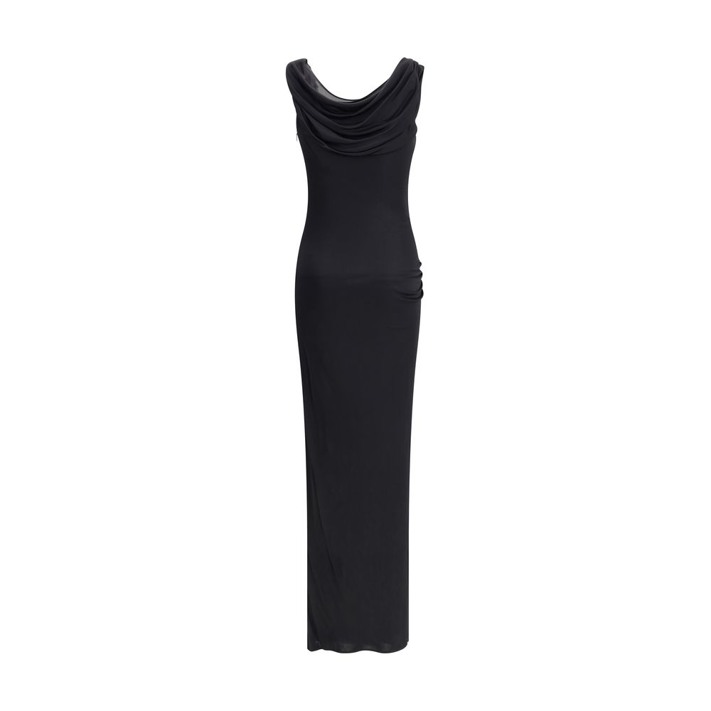 Versace Black Viscose Casual Dress | Regal Royce