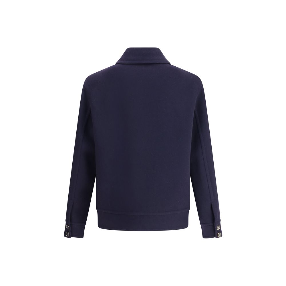 Valentino Blue Fleece Wool Coat | Regal Royce
