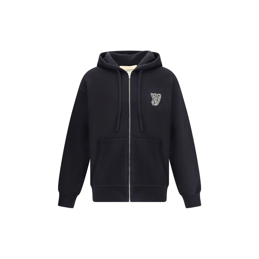 Valentino Black Cotton Sweatshirt | Regal Royce