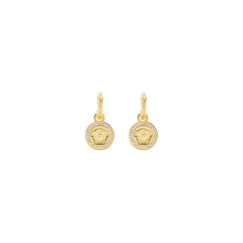 Versace Gold Brass Earrings | Regal Royce