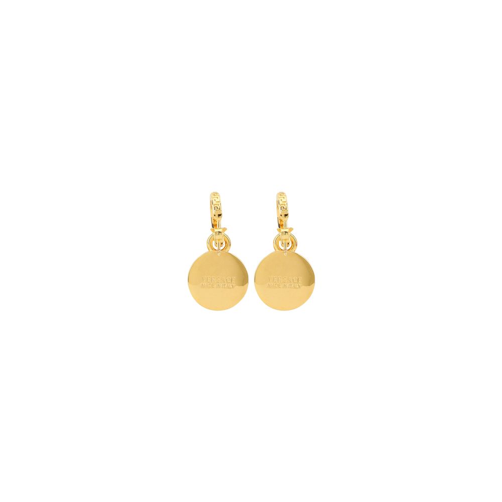 Versace Gold Brass Earrings | Regal Royce