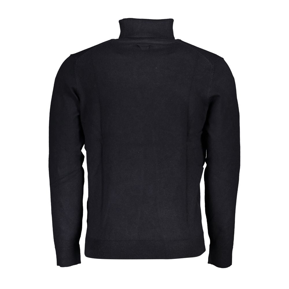 Norway 1963 Blu Poliammide Men Sweater Pullover Turtleneck | Regal Royce