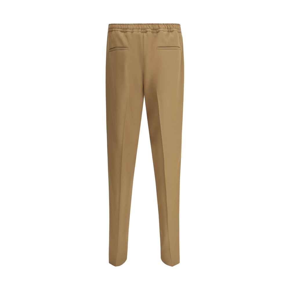 Valentino Brown Polyester Casual Pants | Regal Royce