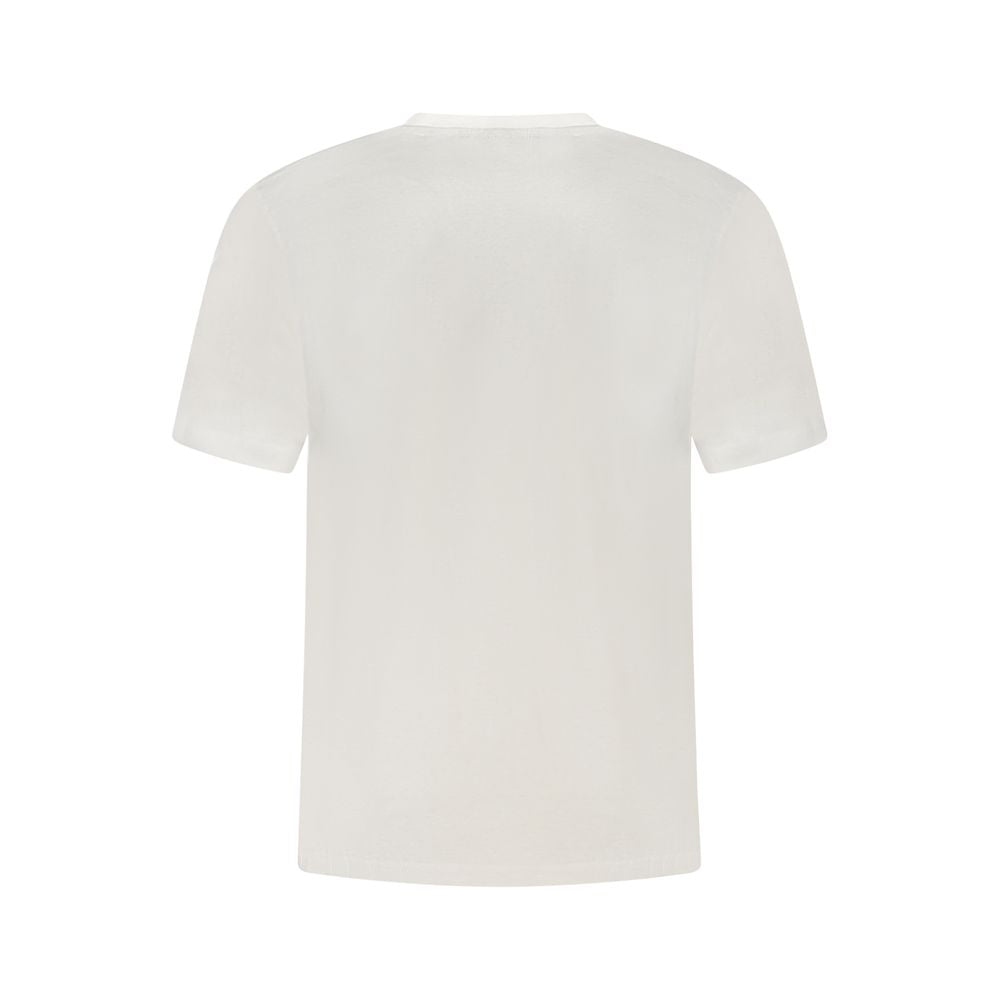 Calvin Klein White Cotton Men T-Shirt | Regal Royce