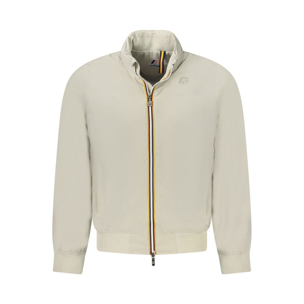 K-WAY Beige Nylon Jackets & Coat | Regal Royce