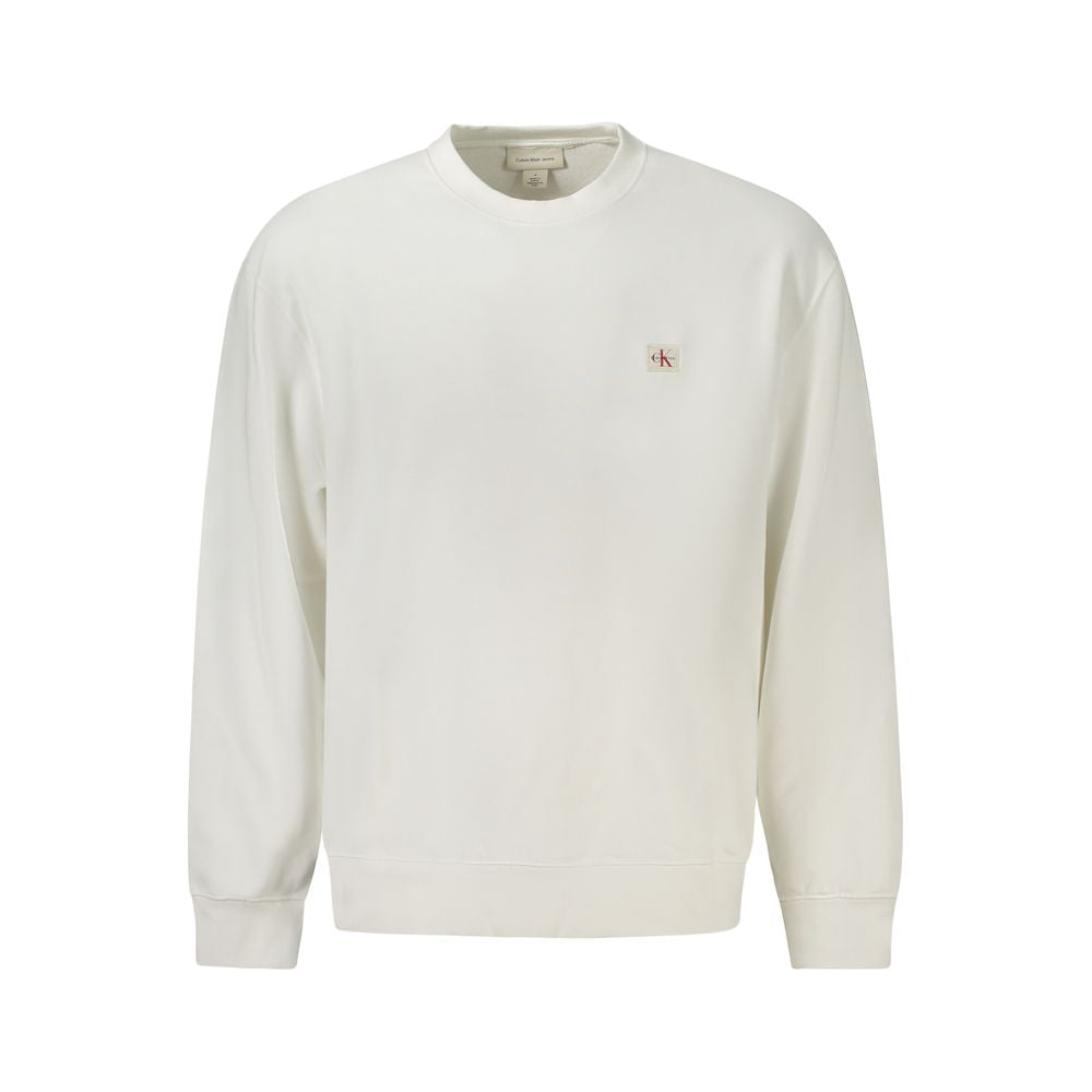 Calvin Klein White Cotton Men's Sweatshirt | Regal Royce