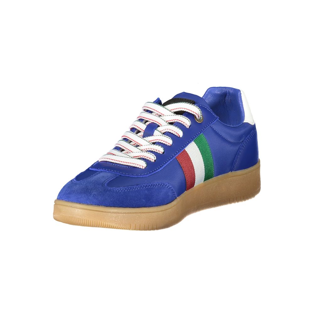 Esercito 1659 Blu Polyurethane Men Sneaker | Regal Royce