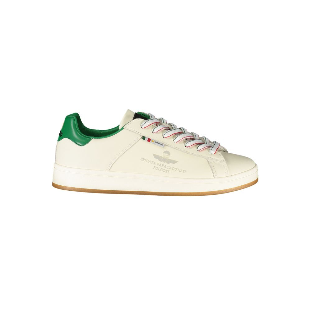 Esercito 1659 White Polyurethane Men Sneaker | Regal Royce