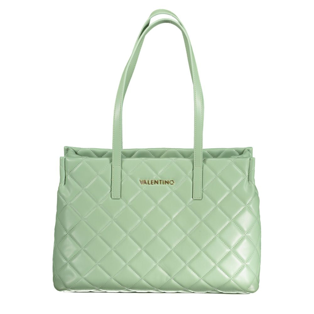 Mario Valentino Verde Polyurethane Women Handbag | Regal Royce