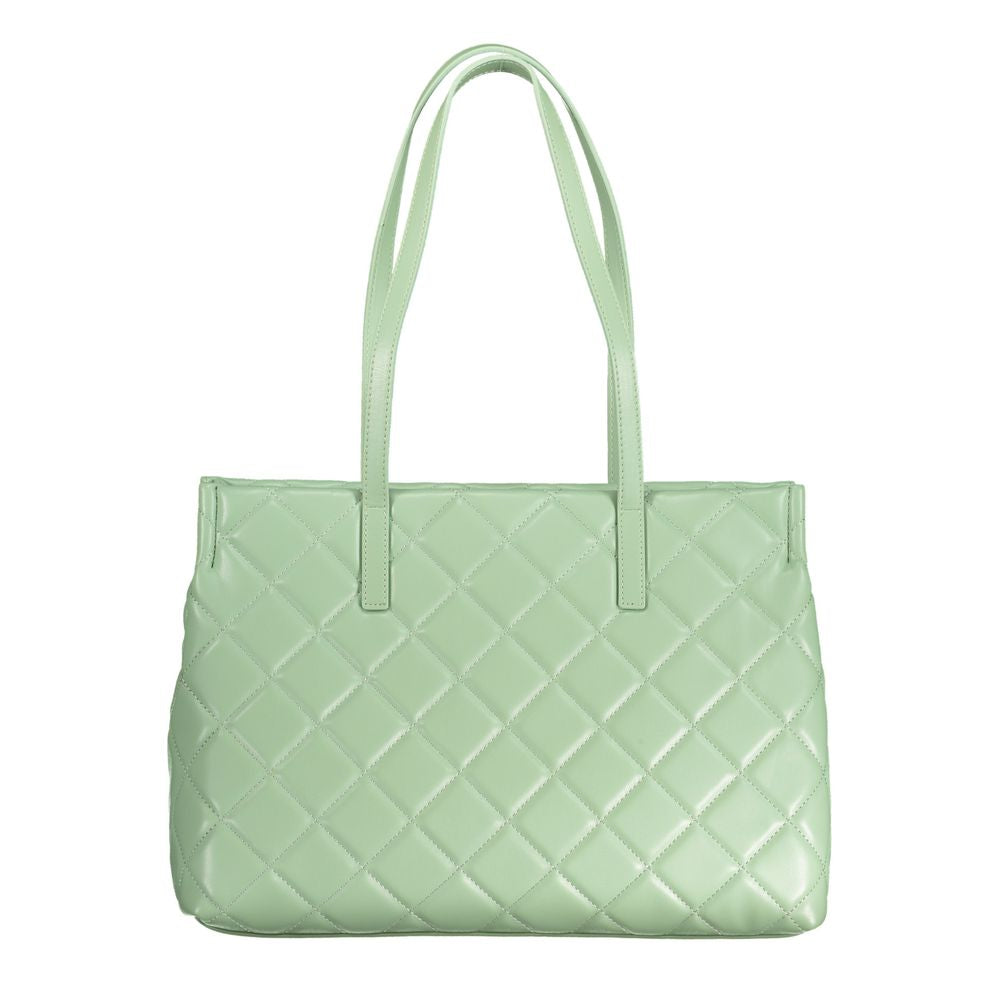 Mario Valentino Verde Polyurethane Women Handbag | Regal Royce