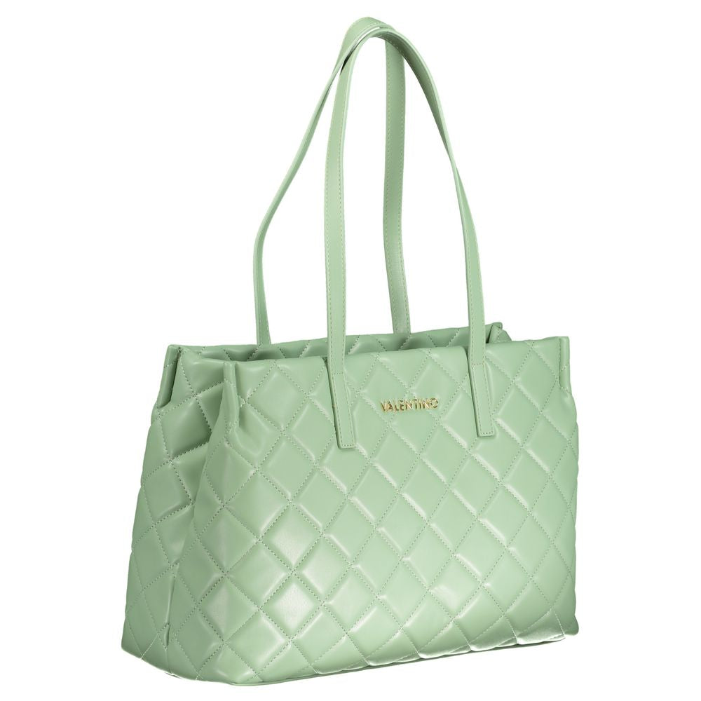 Mario Valentino Verde Polyurethane Women Handbag | Regal Royce