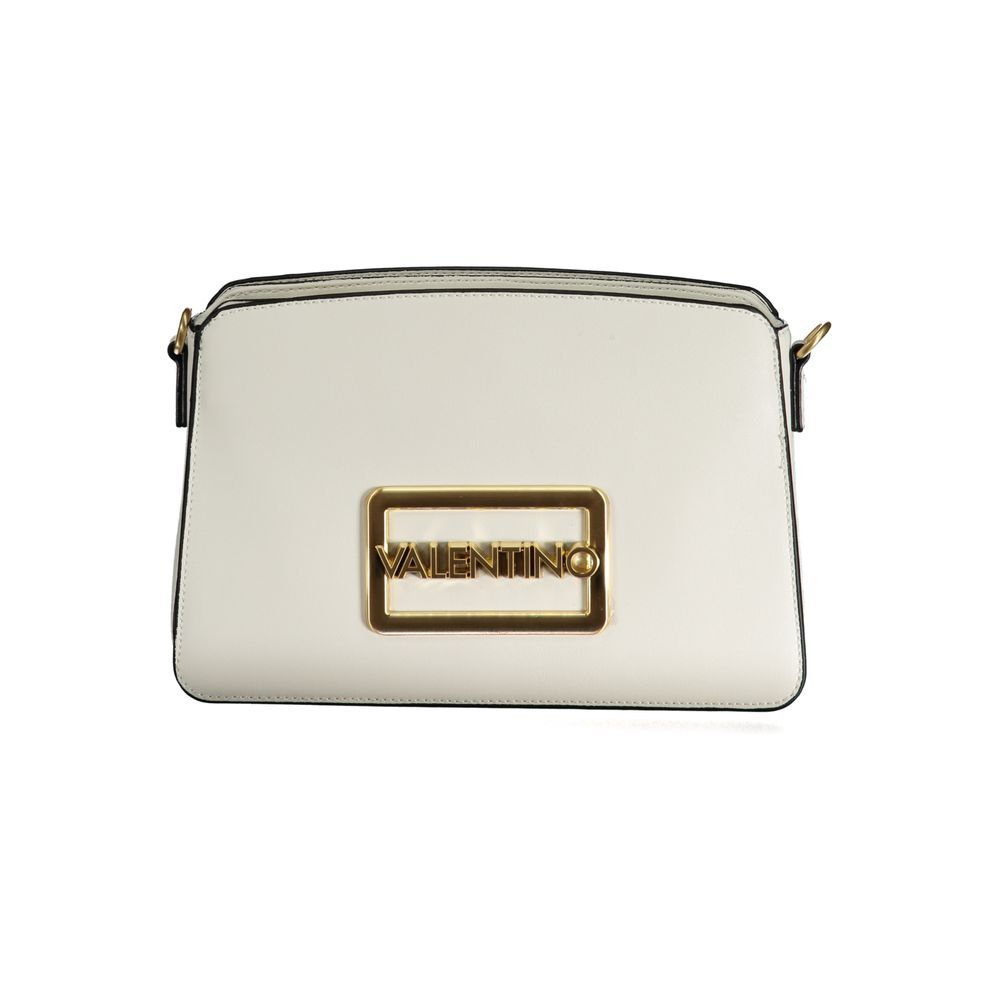Mario Valentino Bianco Polyurethane Women Handbag | Regal Royce