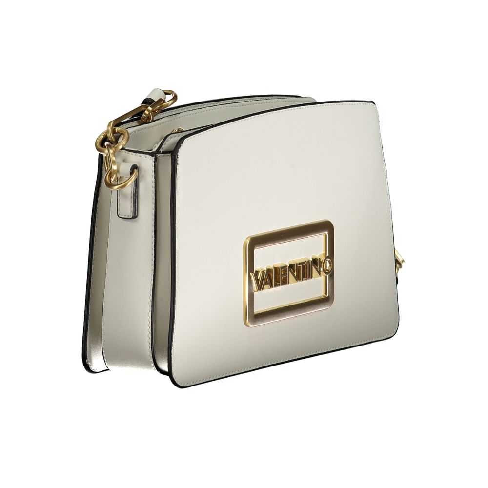 Mario Valentino Bianco Polyurethane Women Handbag | Regal Royce