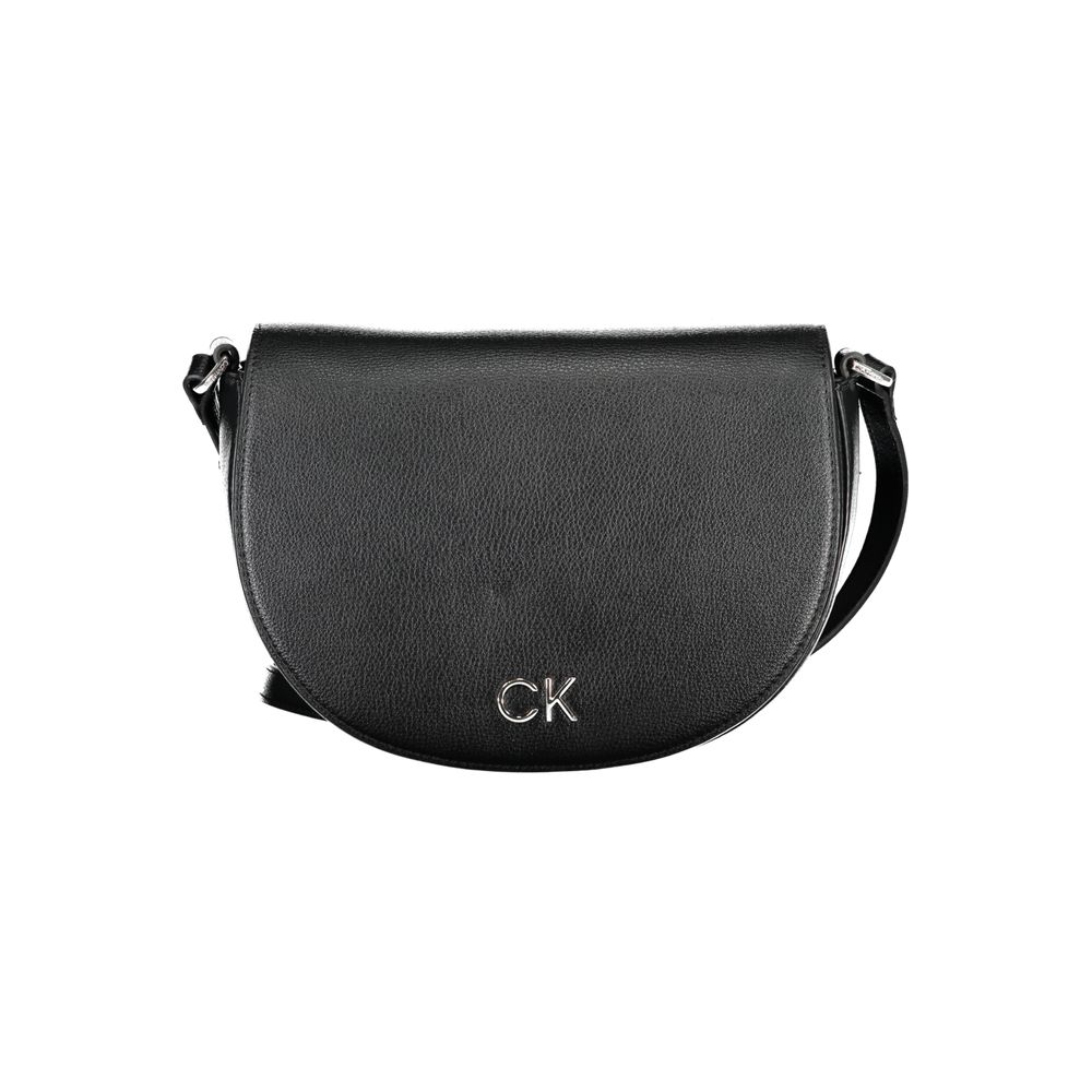 Calvin Klein Nero Poliuretano Women Shoulder Bag | Regal Royce