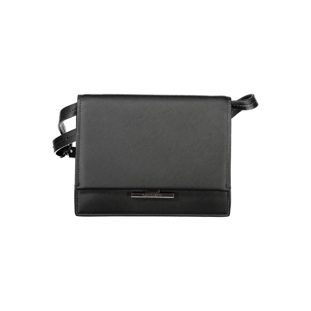 Calvin Klein Nero Poliuretano Woman Shoulder Bag | Regal Royce