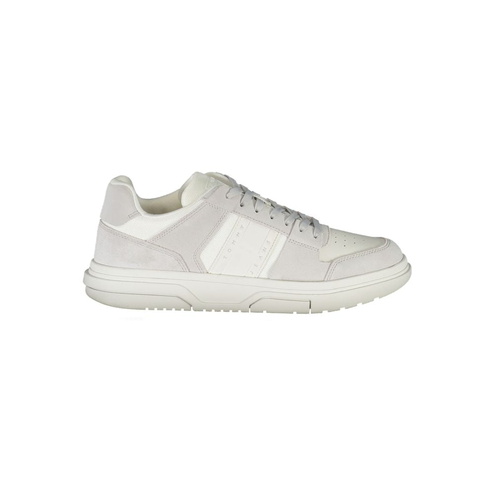 Tommy Hilfiger White Polyurethane Men Sneaker | Regal Royce