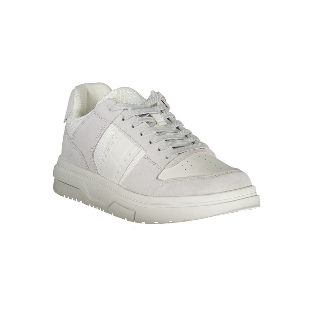Tommy Hilfiger White Polyurethane Men Sneaker | Regal Royce