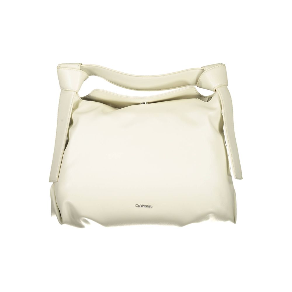 Calvin Klein Beige Polyester Women Handbag | Regal Royce