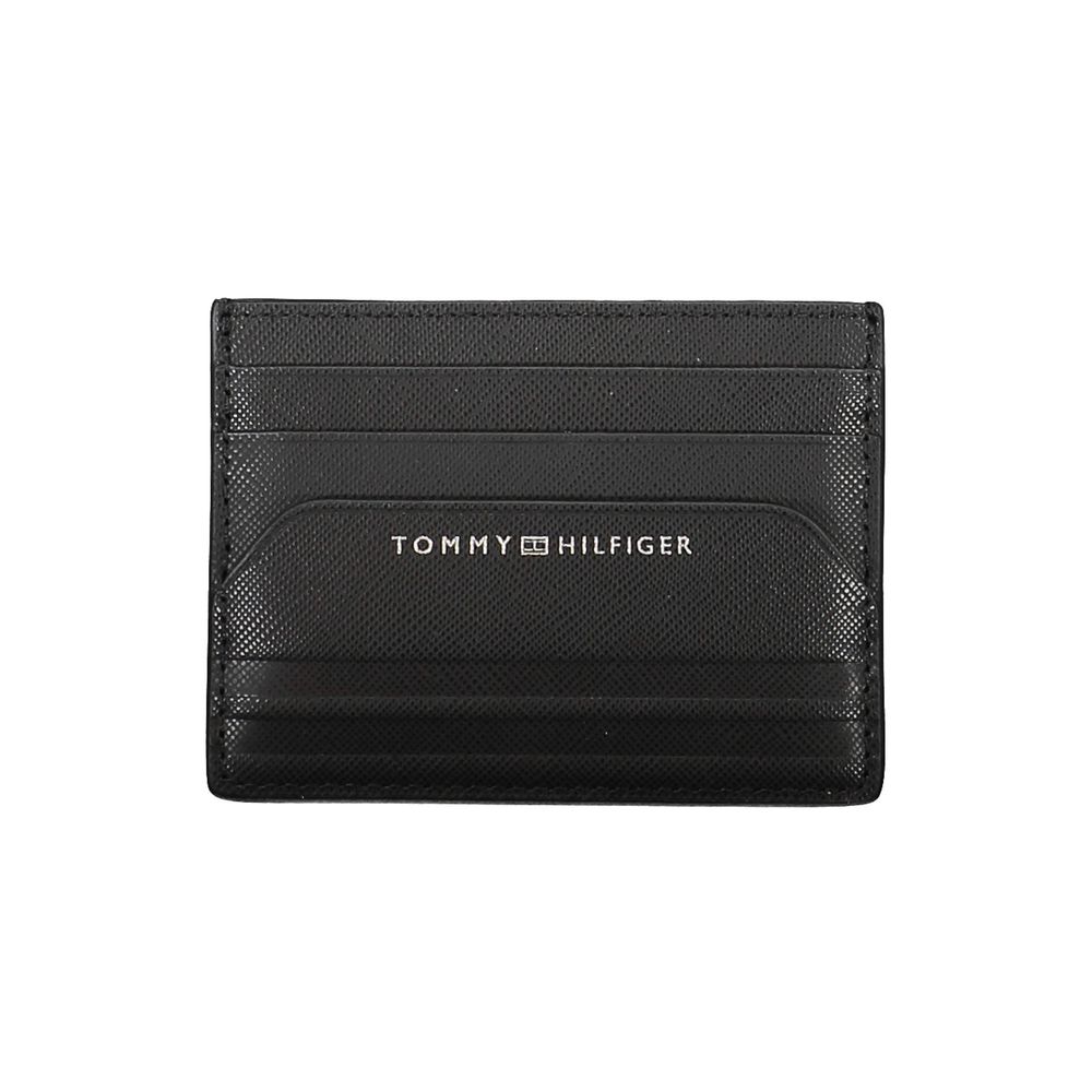 Tommy Hilfiger Black Leather Men Wallet | Regal Royce