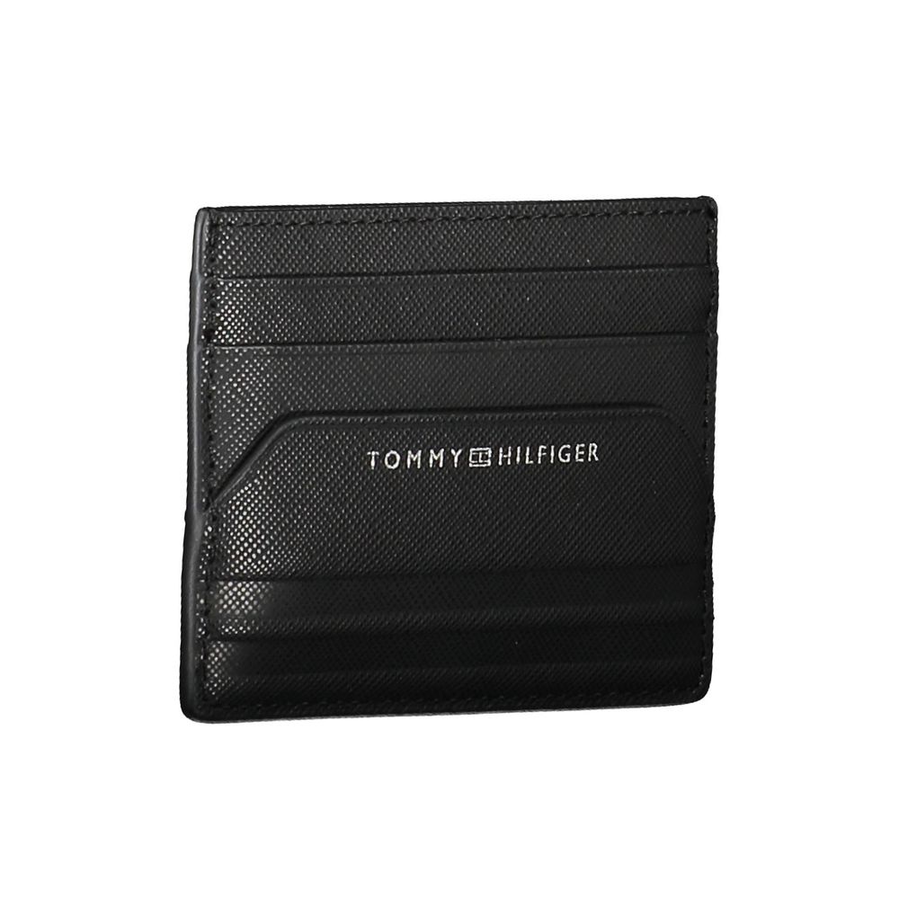 Tommy Hilfiger Black Leather Men Wallet | Regal Royce