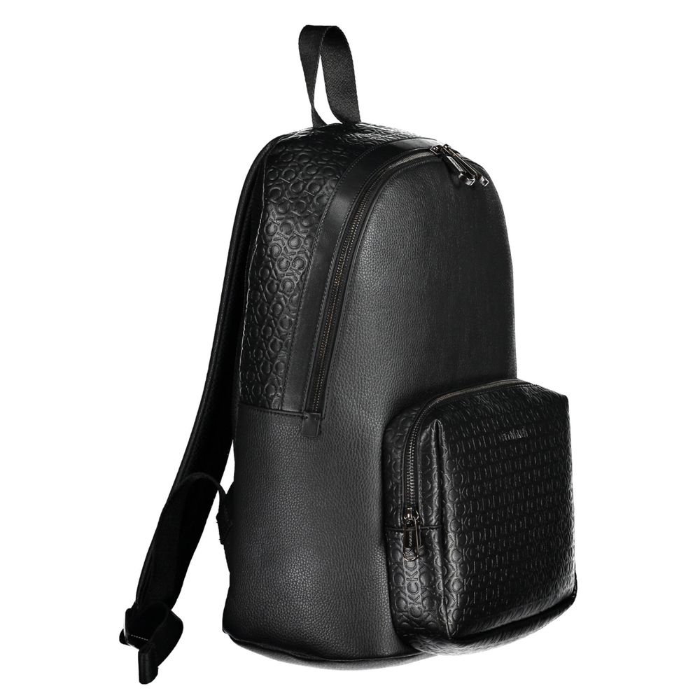 Calvin Klein Black Polyester Men's Backpack | Regal Royce