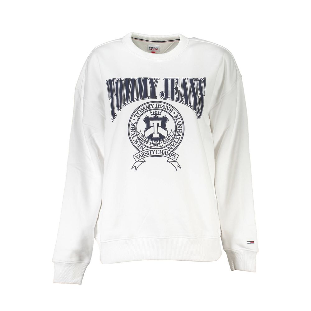 Tommy Hilfiger Bianco Cotton Women Sweatshirt | Regal Royce