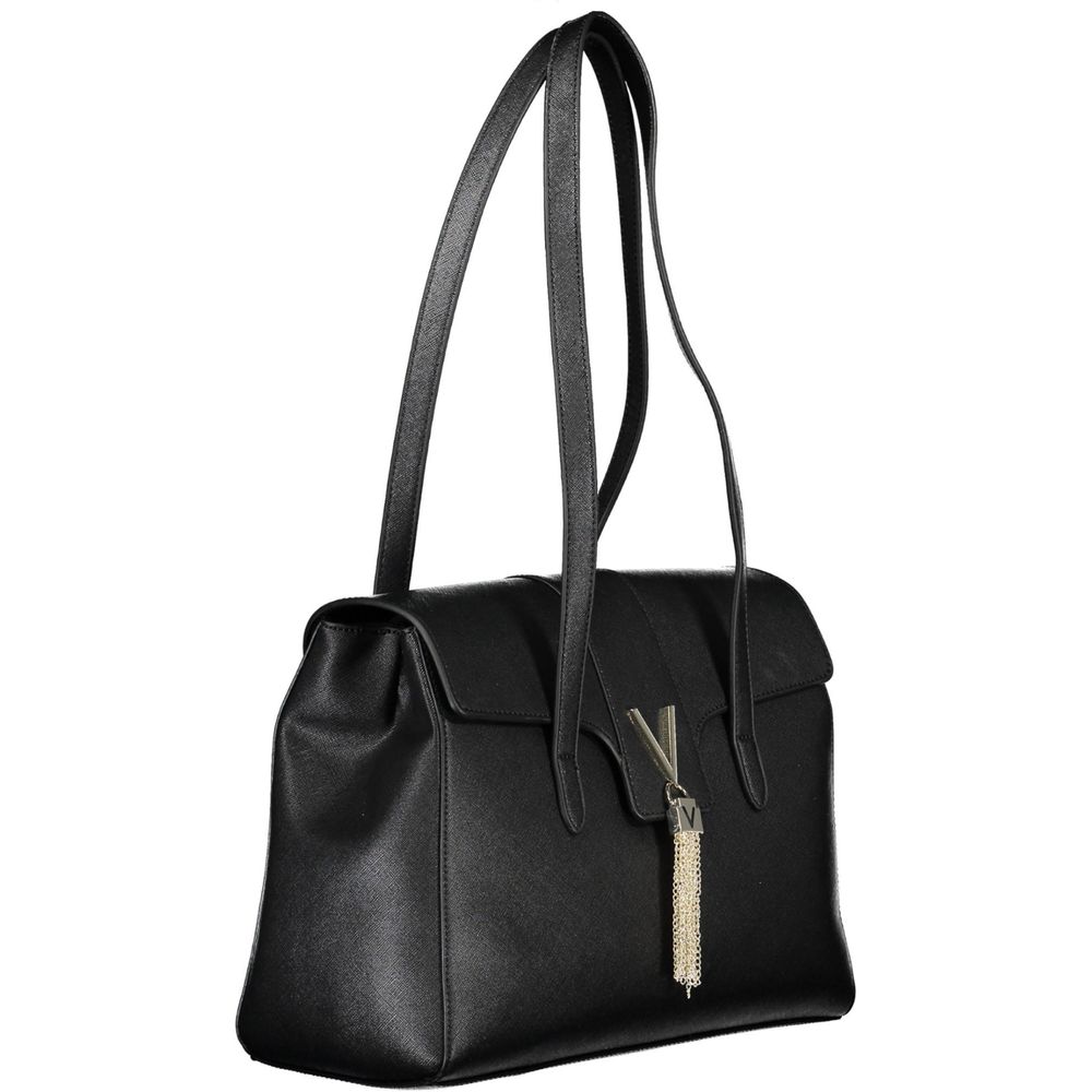 Mario Valentino Nero Poliuretano Women Handbag | Regal Royce
