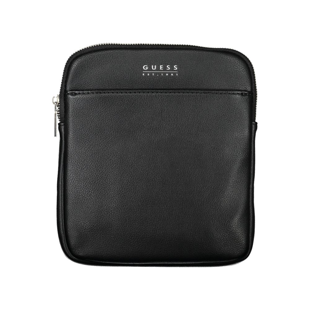 Guess Jeans Nero Poliuretano Men Shoulder Bag | Regal Royce