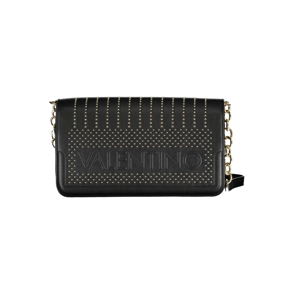 Mario Valentino Nero Polyurethane Women Shoulder Bag | Regal Royce