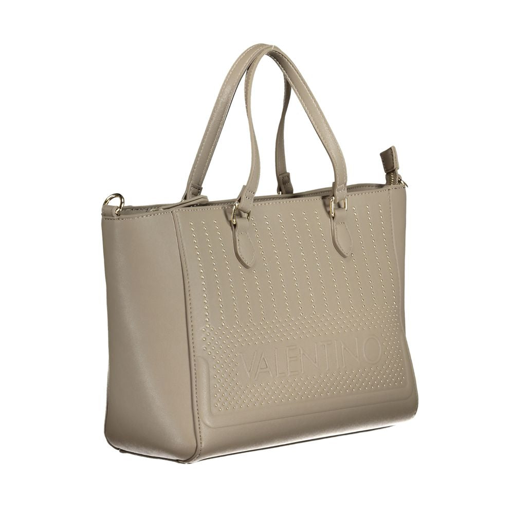 Mario Valentino Beige Polyurethane Women Handbag | Regal Royce