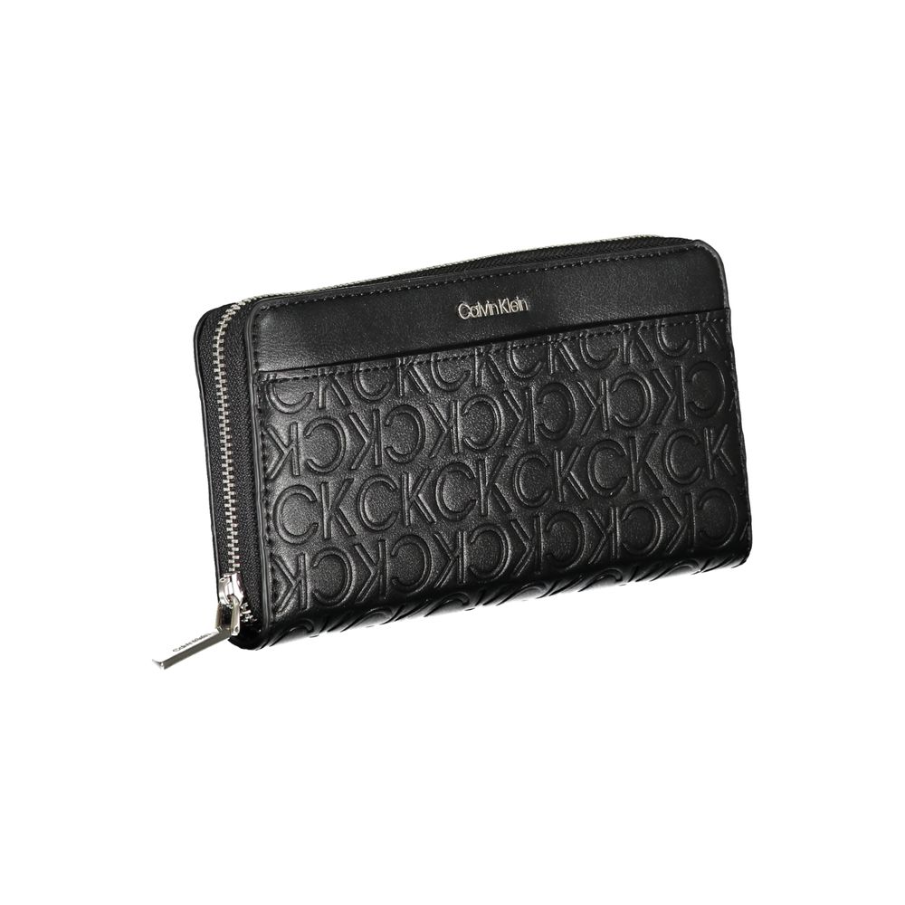 Calvin Klein Black Polyurethane Women Wallet | Regal Royce