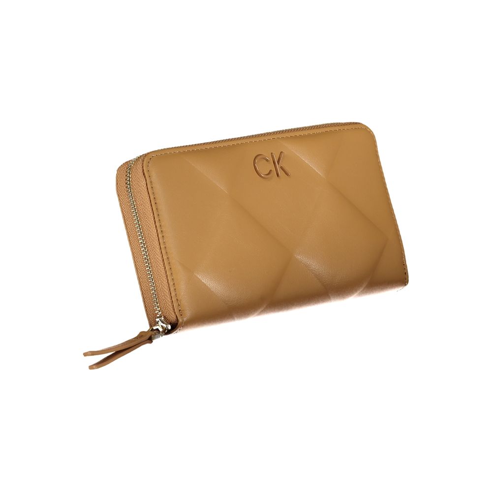Calvin Klein Marrone Poliuretano Donna Wallet | Regal Royce