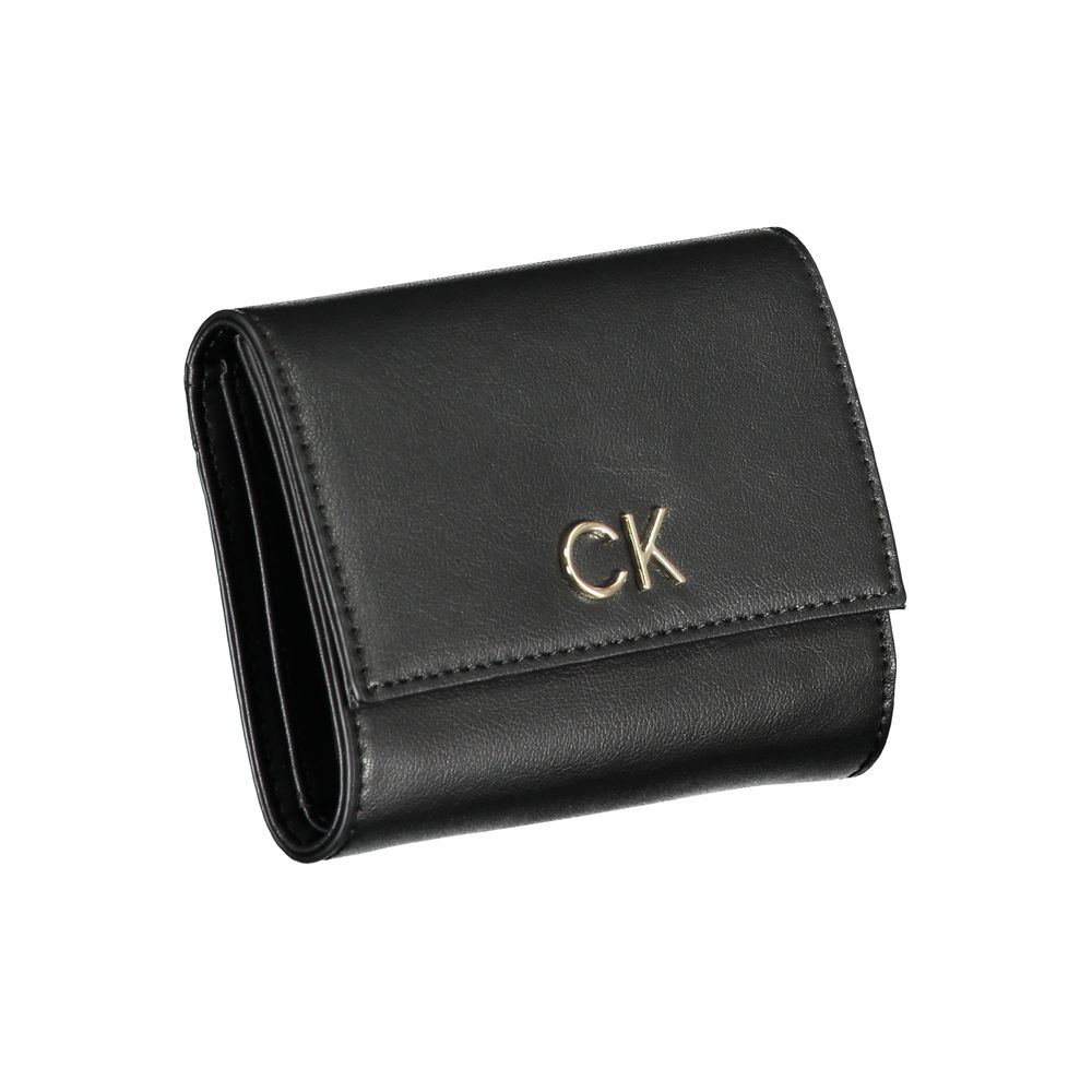 Calvin Klein Nero Polyurethane Women Wallet | Regal Royce
