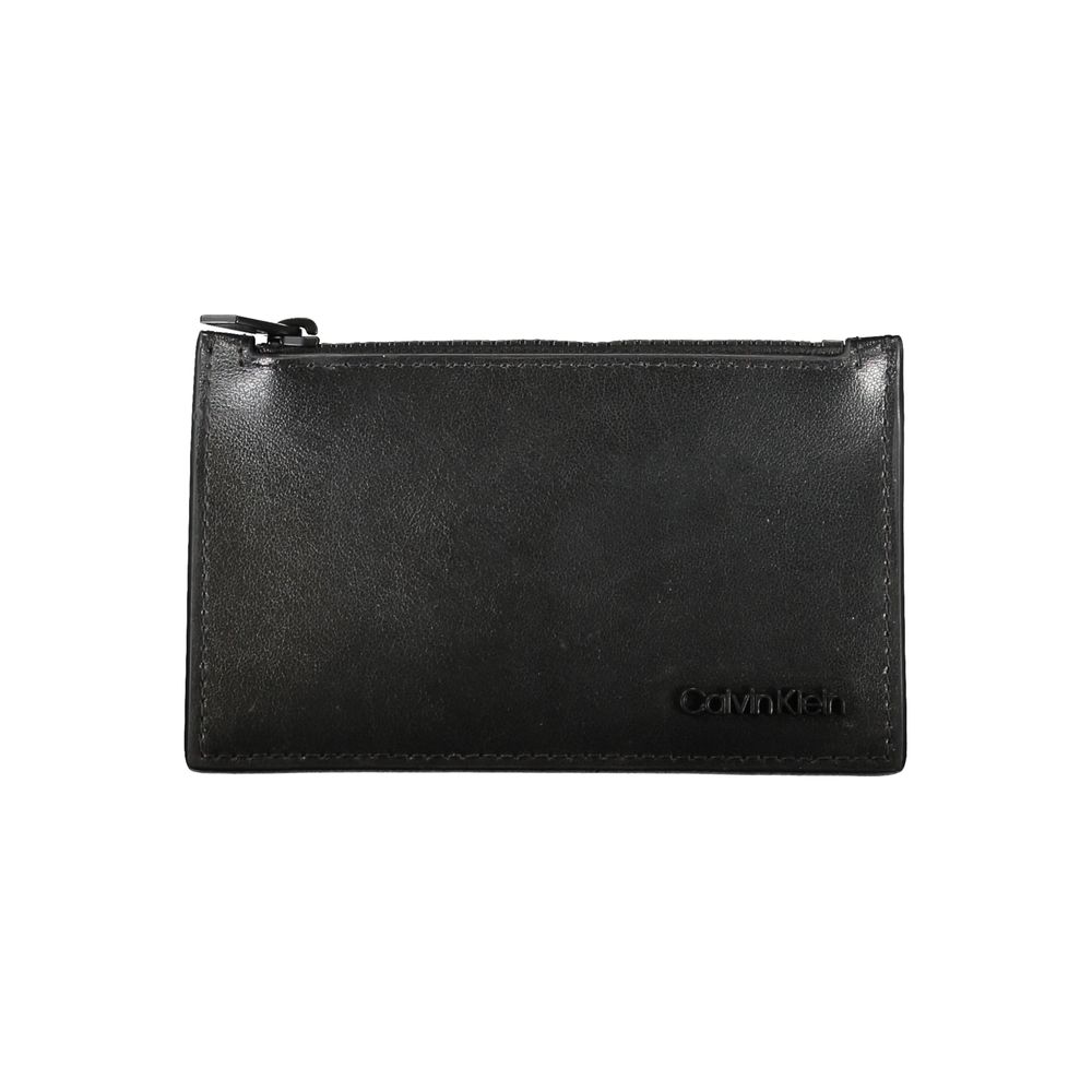Calvin Klein Black Leather Men Wallet | Regal Royce
