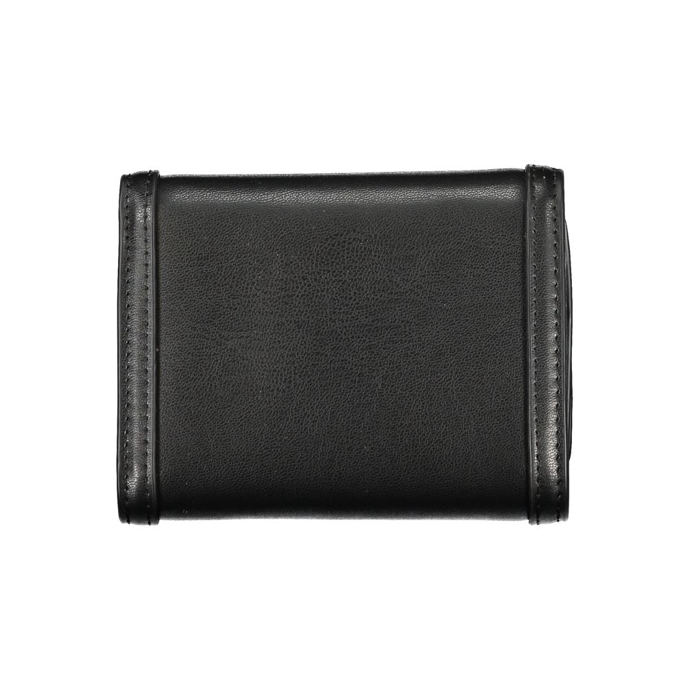 Tommy Hilfiger Black Polyurethane Women Wallet | Regal Royce