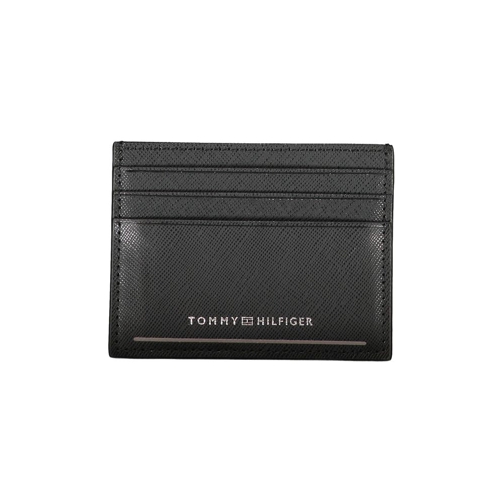 Tommy Hilfiger Black Leather Men Wallet | Regal Royce