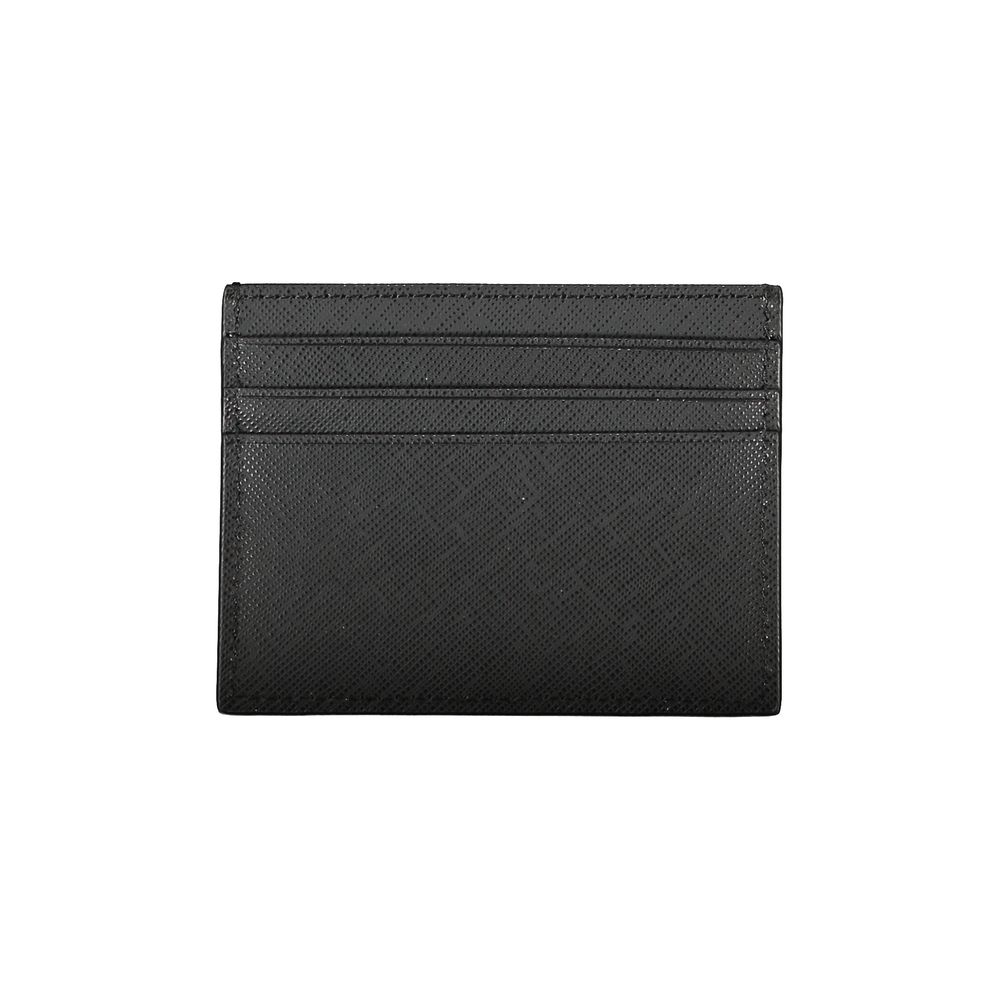 Tommy Hilfiger Black Leather Men Wallet | Regal Royce
