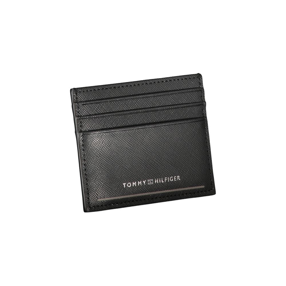 Tommy Hilfiger Black Leather Men Wallet | Regal Royce